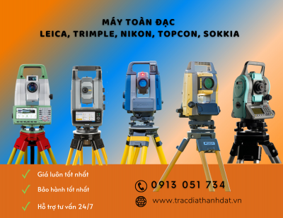 Máy toàn đạc điện tử: ĐO CHUẨN – BỐ TRÍ NHANH – ỔN ĐỊNH NGOÀI CÔNG TRƯỜNG!